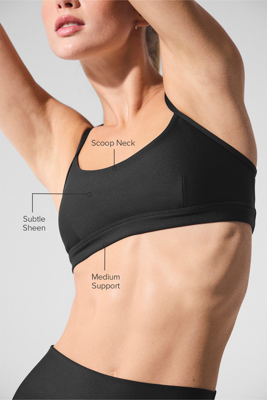 Alternative view of Airlift Intrigue Bra   Black