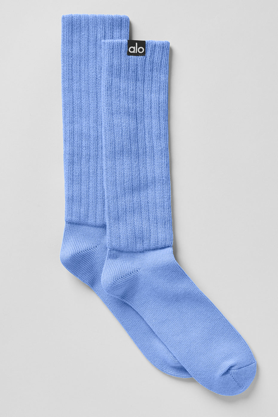 Unisex Scrunch Sock   Crystal Clear Blue