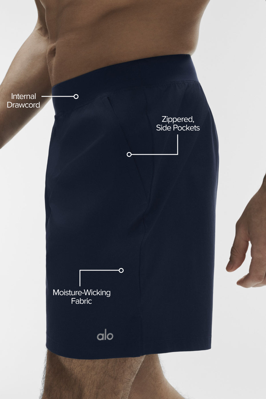 Alternative view of 7" Repetition Short   Navy