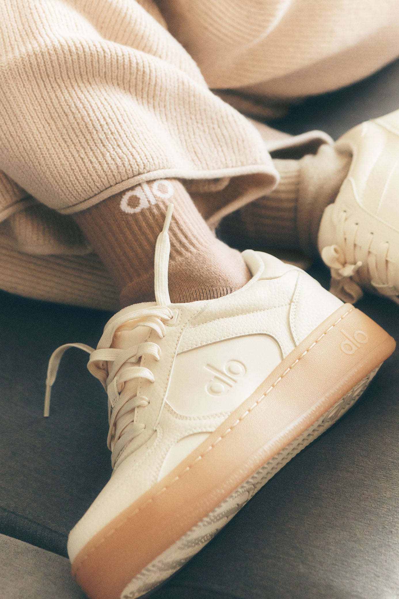 ALO Recovery Mode Sneaker   Clay