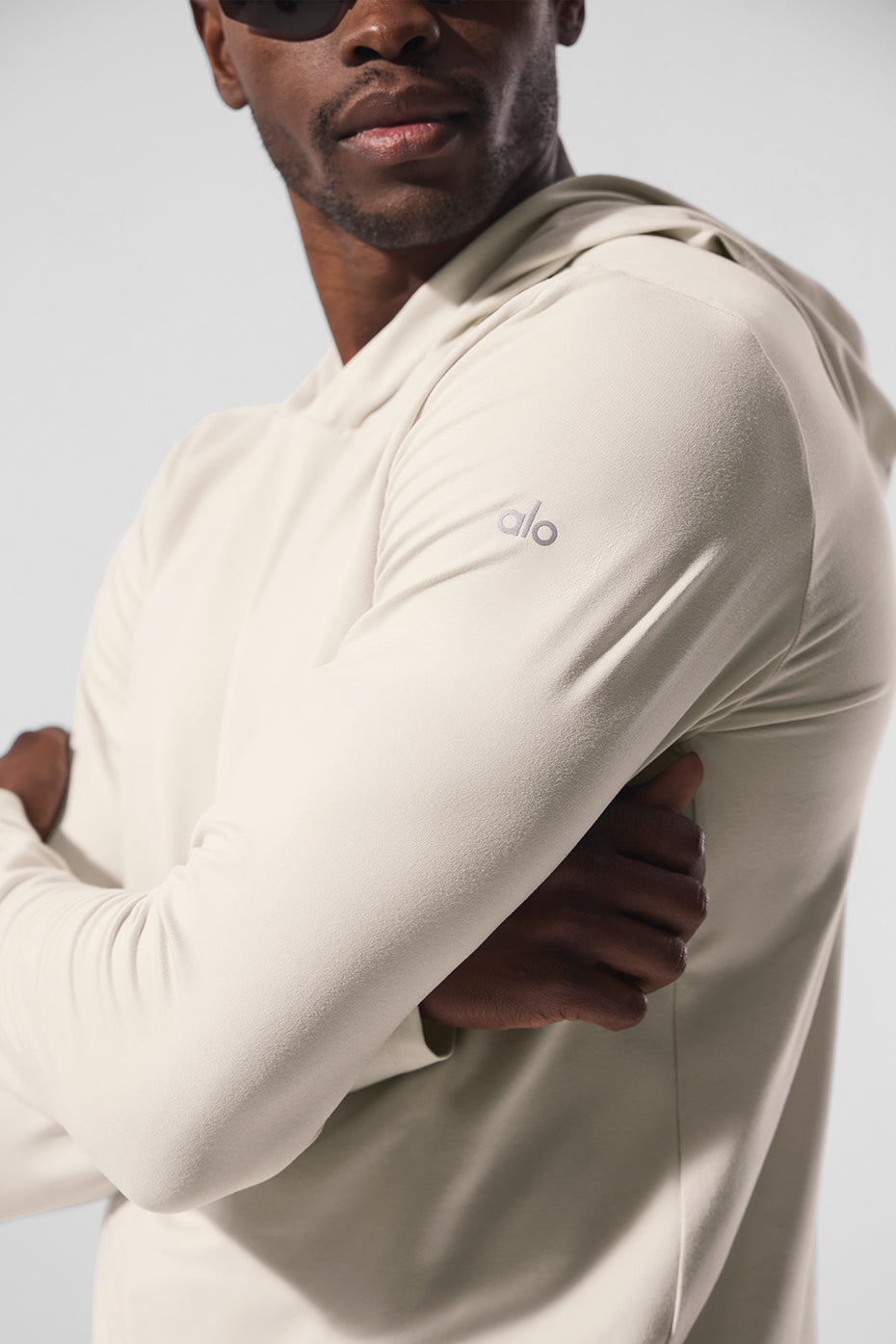 Alternative view of Conquer Reform Long Sleeve With Hood   Bone