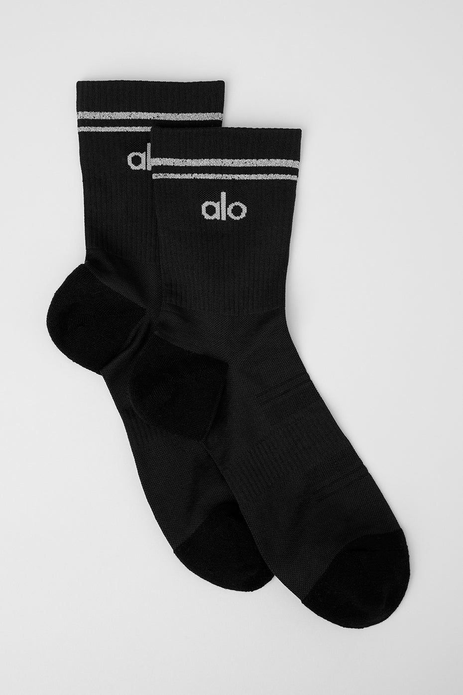 Unisex Half Crew Performance Sock   Black