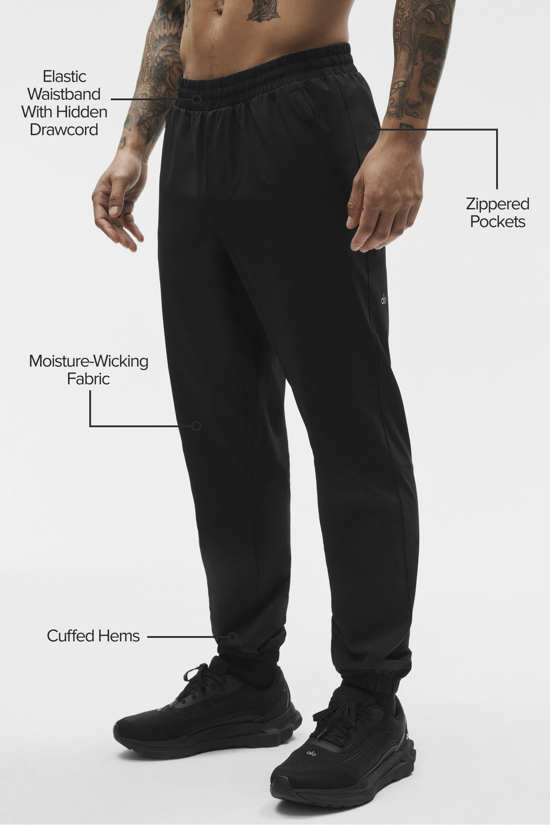 Alternative view of Repetition Jogger   Black
