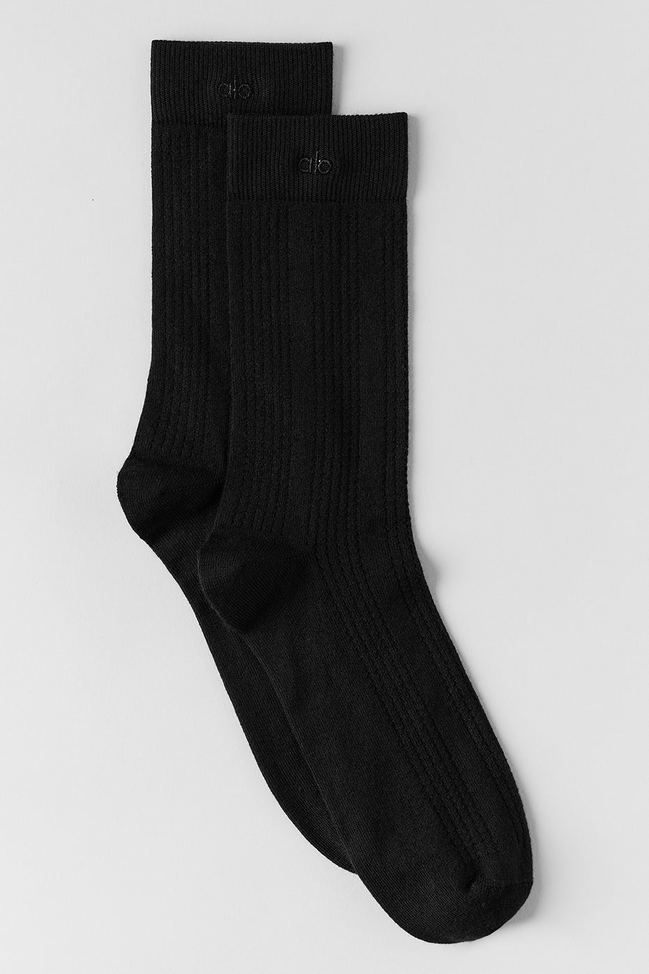 Cashmere Mesh Sock   Black