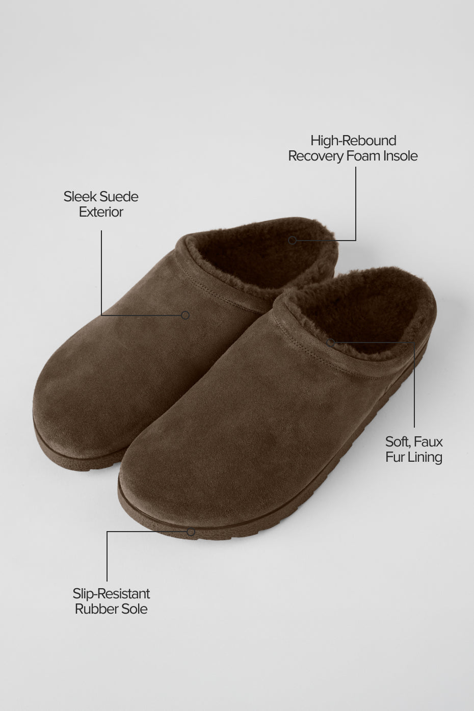 Alternative view of Recovery Slipper   Espresso
