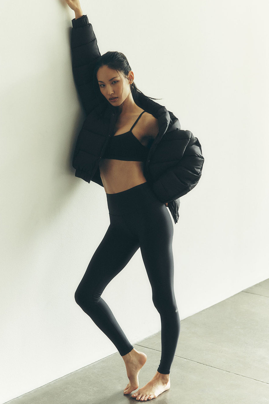 High Waist Airlift Legging   Black