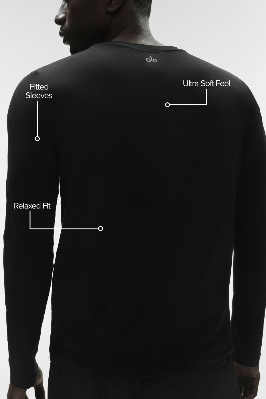Alternative view of Conquer Reform Crewneck Long Sleeve   Black