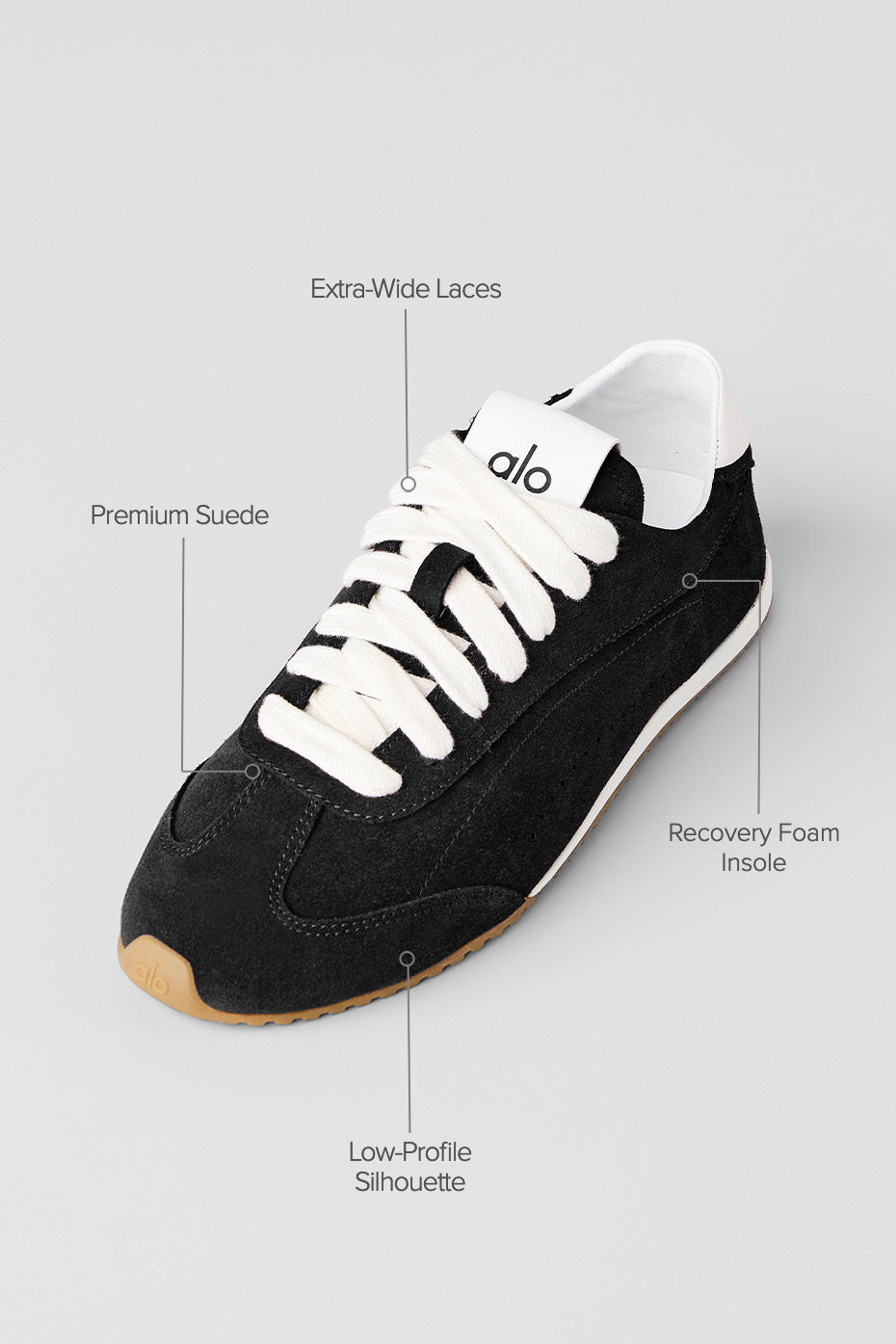Alternative view of ALO Sunset Sneaker   Black