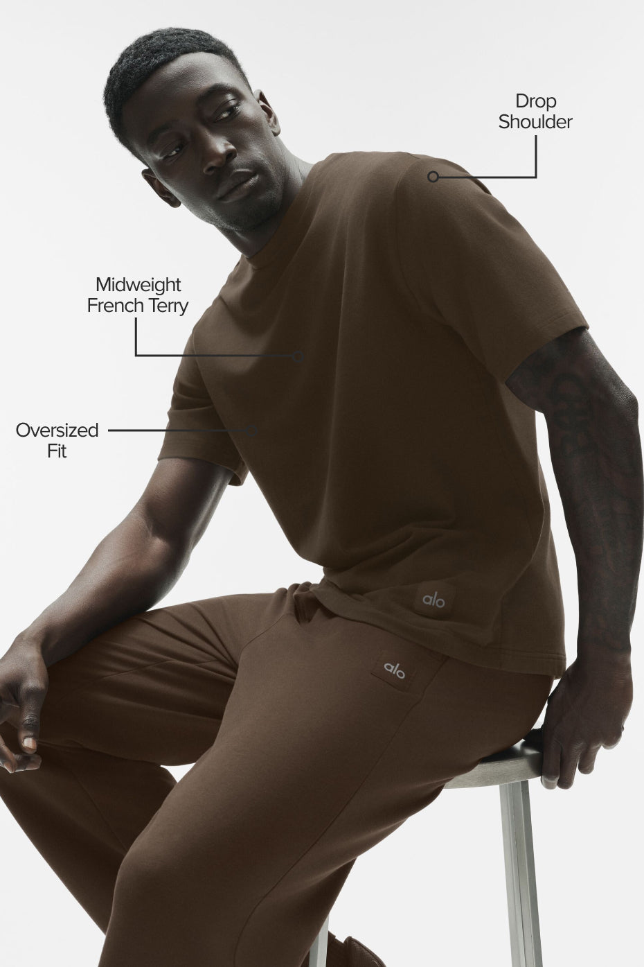 Alternative view of Double Take Short Sleeve   Espresso