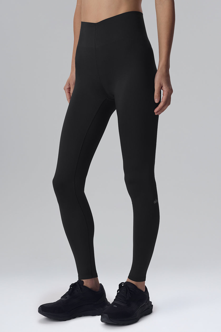 Alternative view of Airlift Strength Extreme High Waist 7/8 Legging   Black