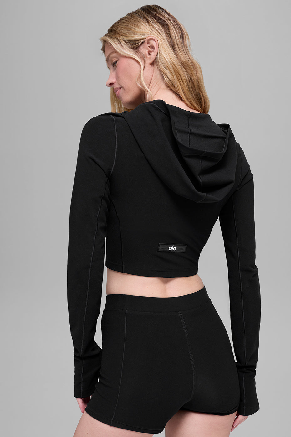 Alternative view of Alosoft Sincere Fitted Jacket   Black