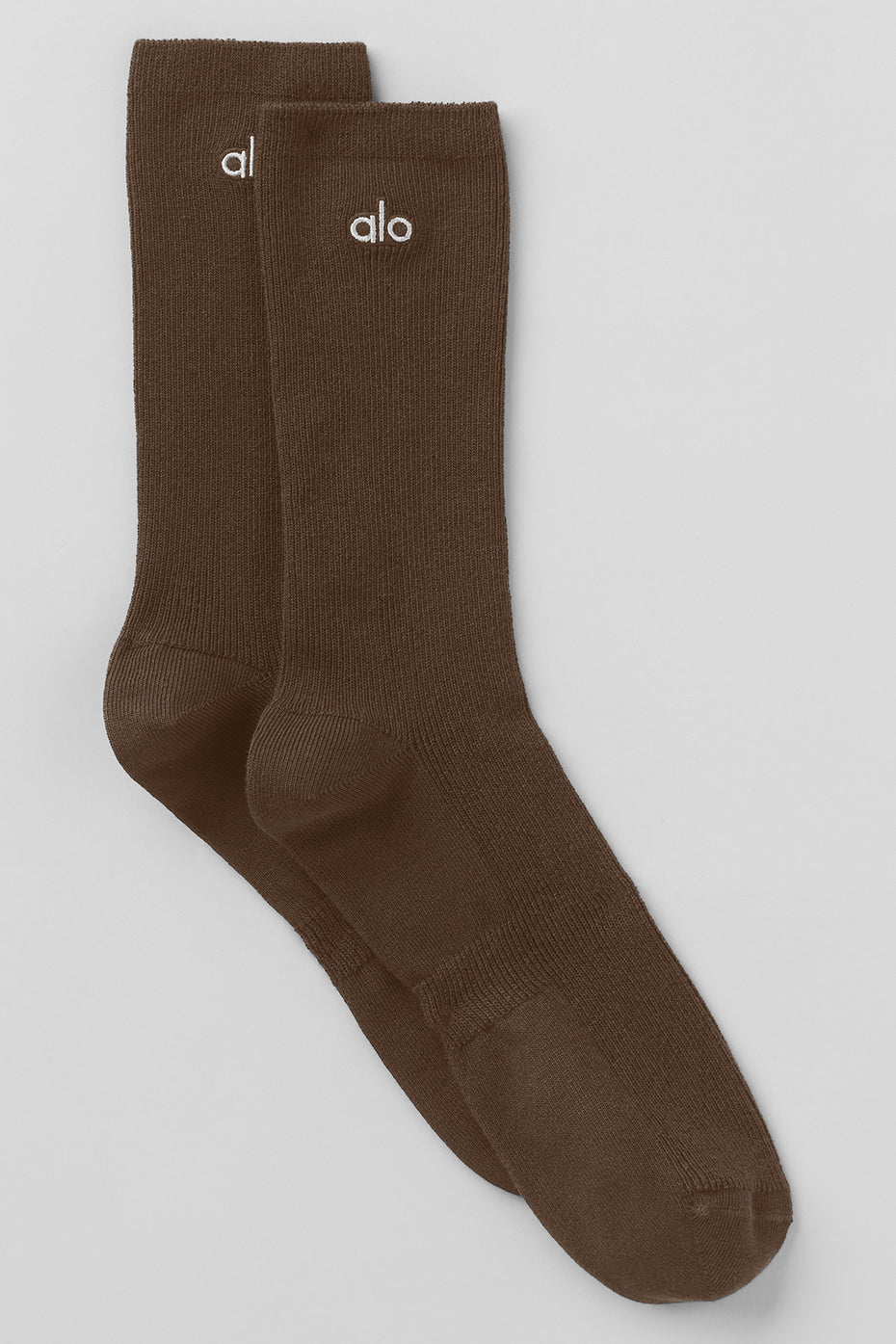 Unisex Half Crew Understated Sock   Espresso