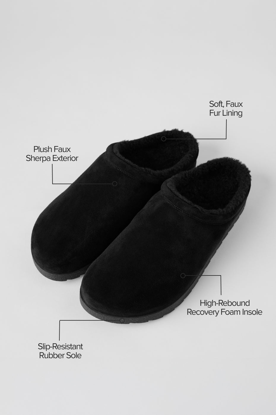Alternative view of Recovery Slipper   Black