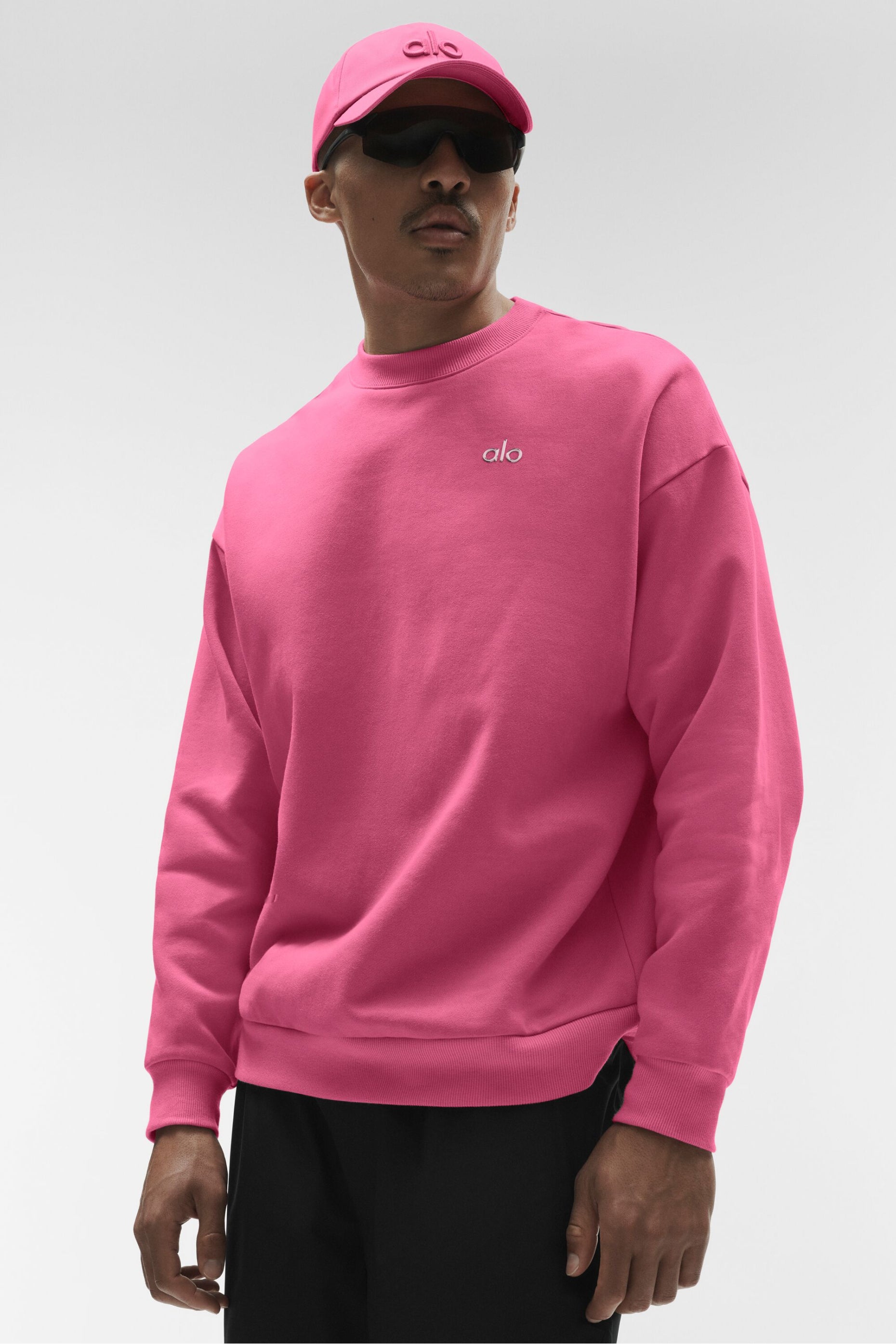 Accolade Crew Neck Pullover   Paradise Pink