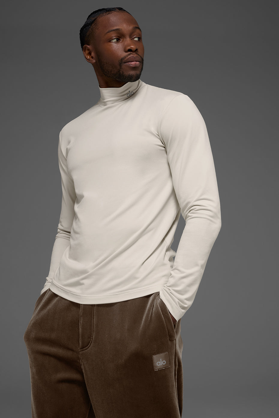 Conquer Reform Mock Neck Long Sleeve   Bone