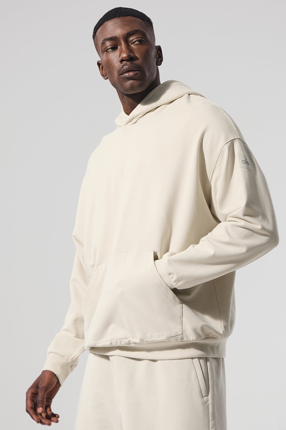 Alternative view of Double Take Hoodie   Bone