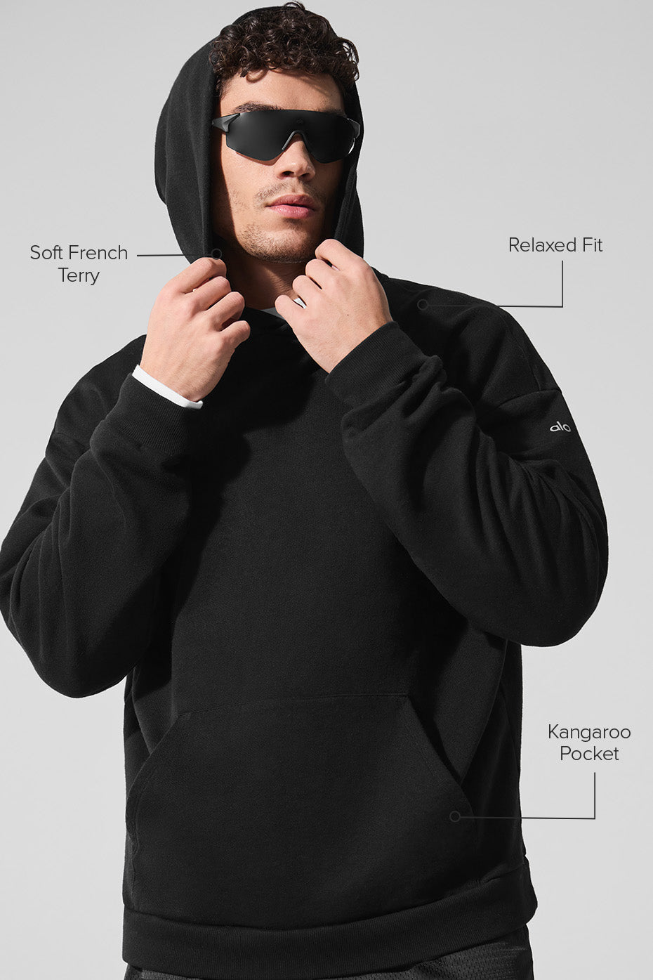 Alternative view of Chill Hoodie   Black