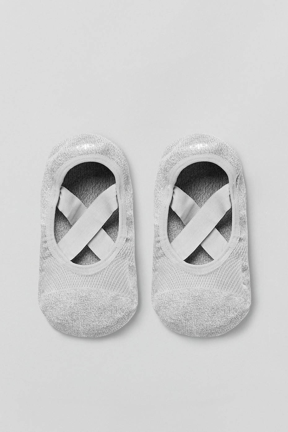 Women's Pivot Barre Sock   Athletic Heather Grey