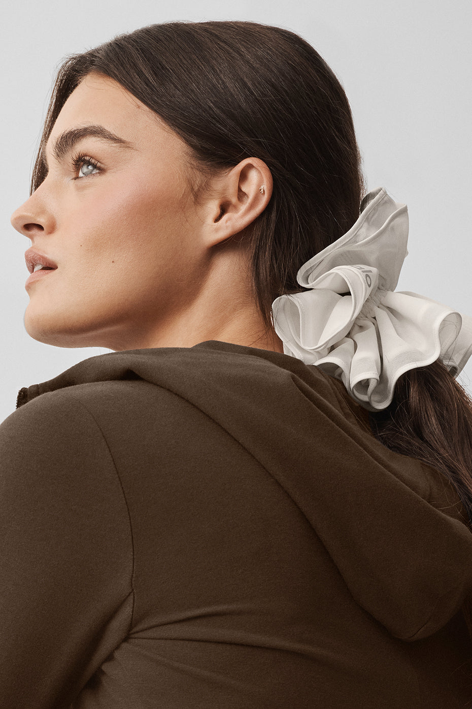 Mesh Sweet Nothing Oversize Scrunchie   Ivory