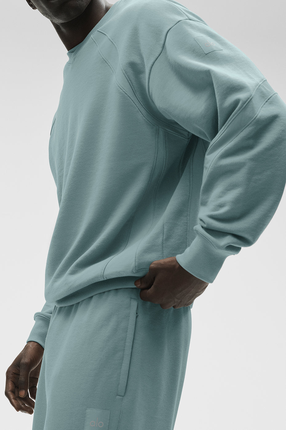 Alternative view of Field Crew Neck Sweatshirt   Desert Sage