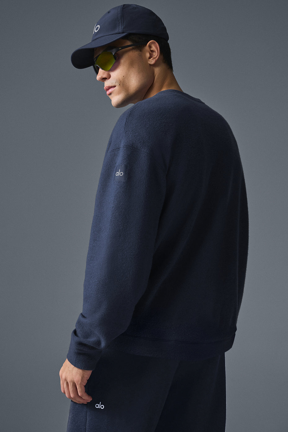 Alternative view of Triumph Restore Crew Neck Sweatshirt   Navy