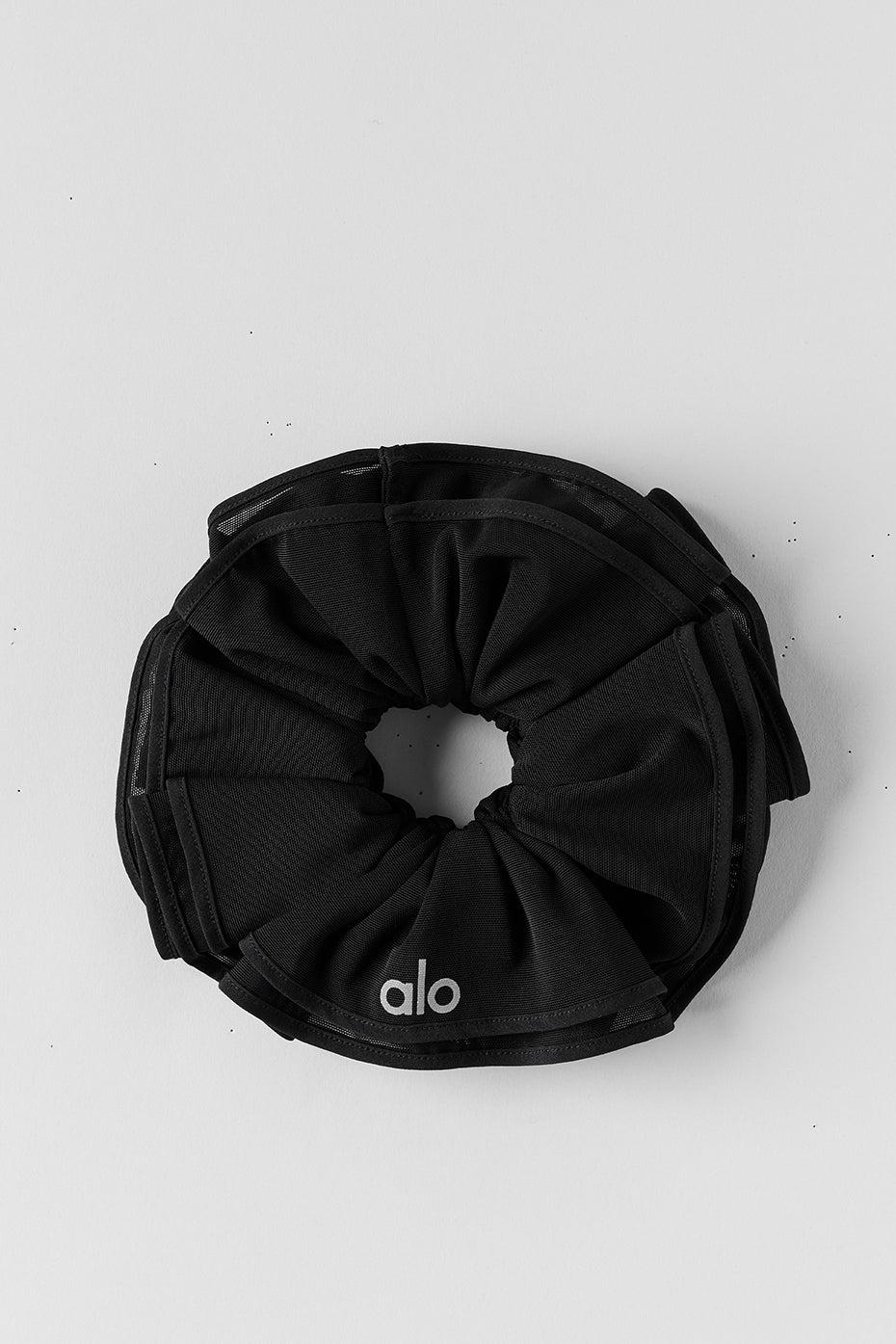 Alternative view of Mesh Sweet Nothing Oversize Scrunchie   Black