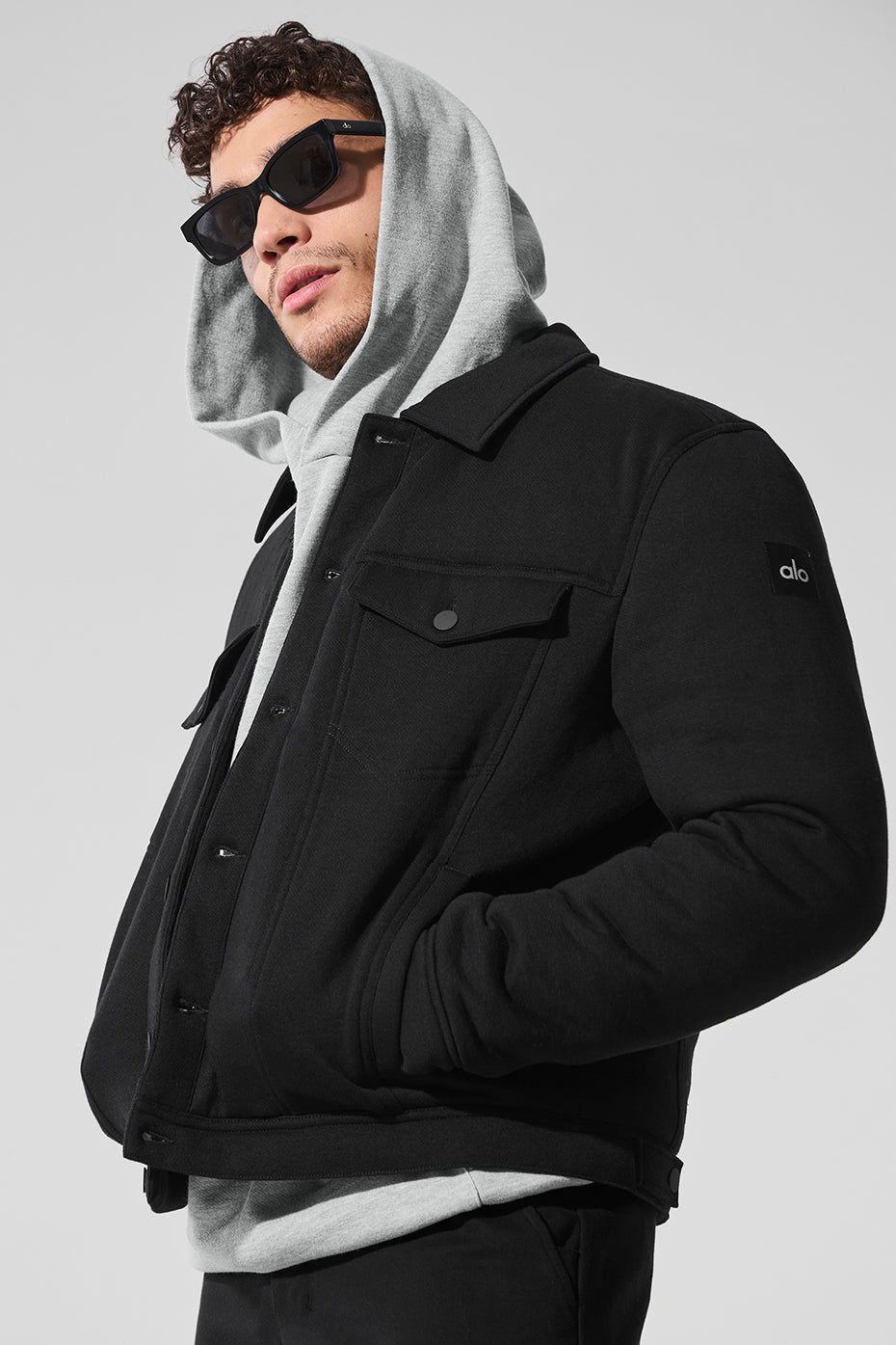 Ease Trucker Jacket   Black