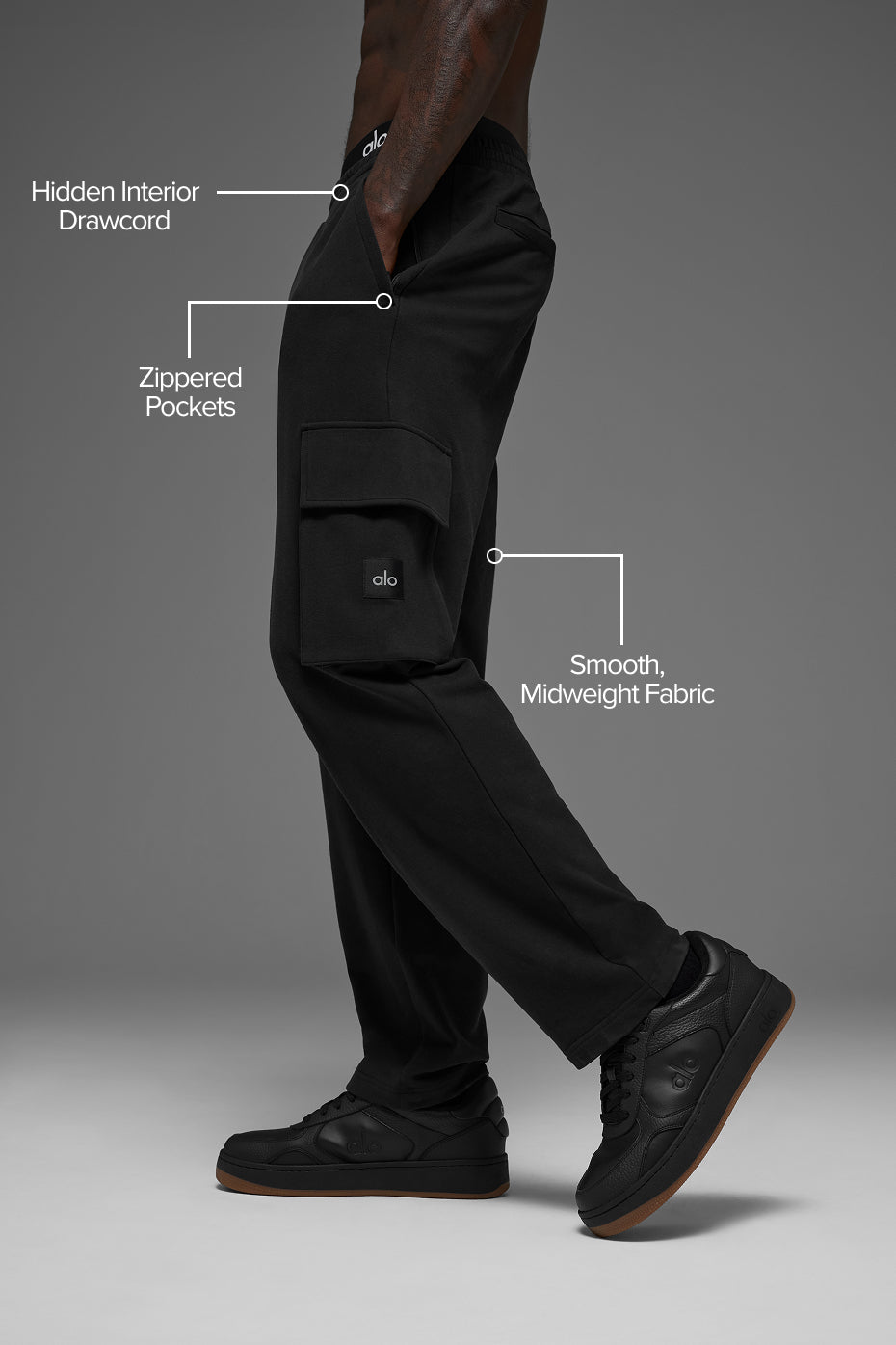 Alternative view of Double Take Cargo Pant   Black
