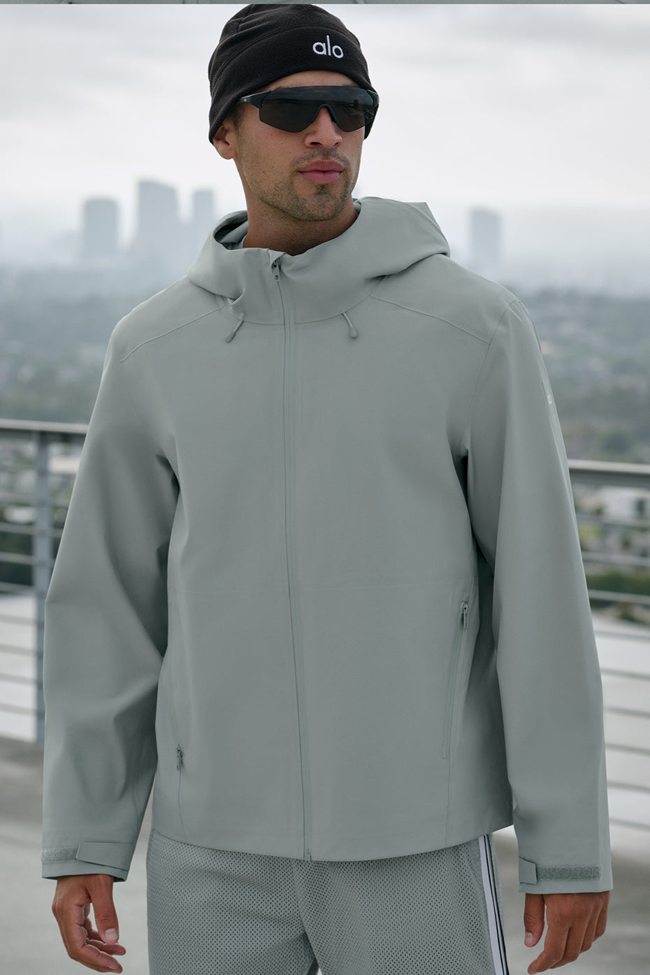 Alpha Shell Jacket   Lunar Grey