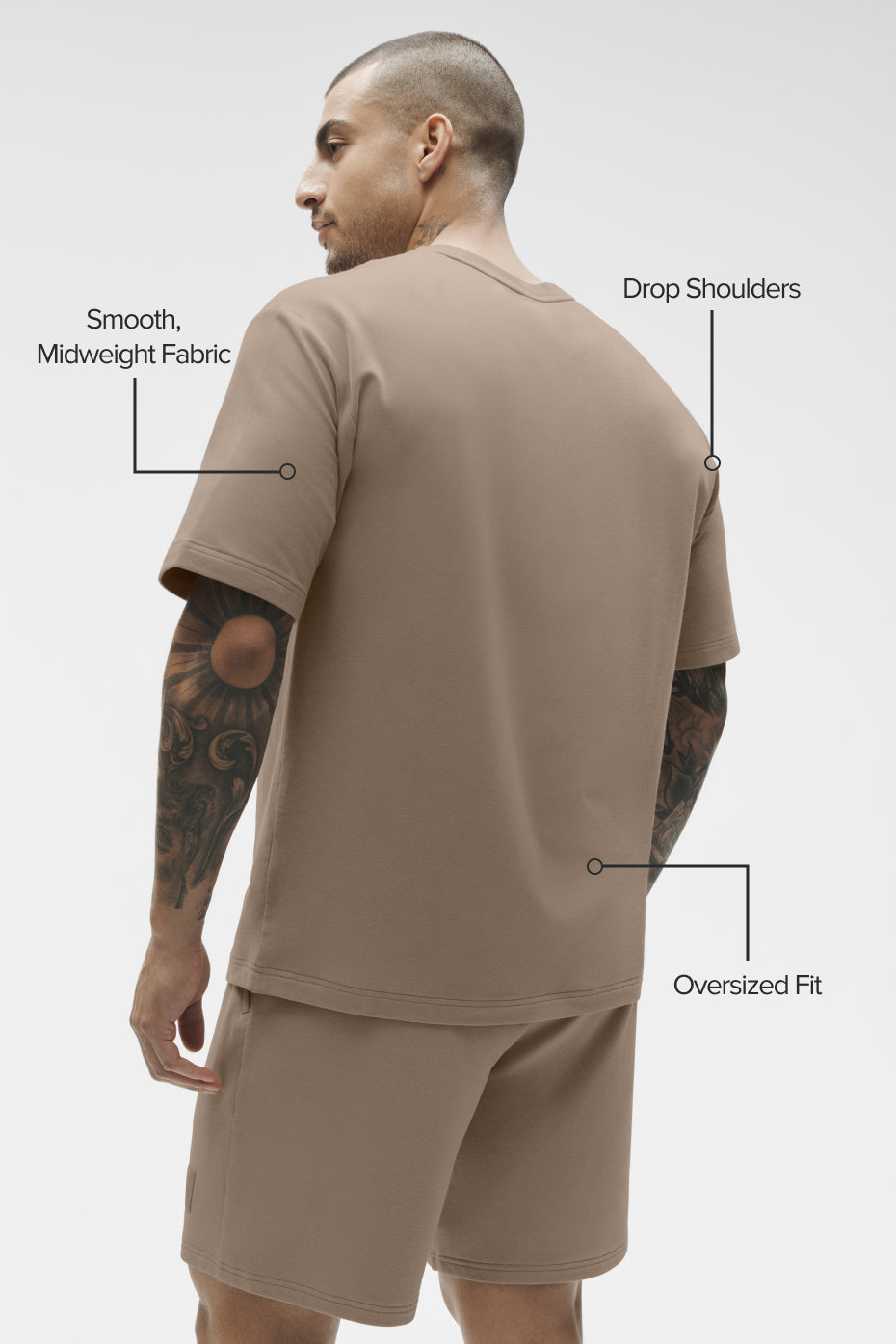 Alternative view of Double Take Short Sleeve   Gravel