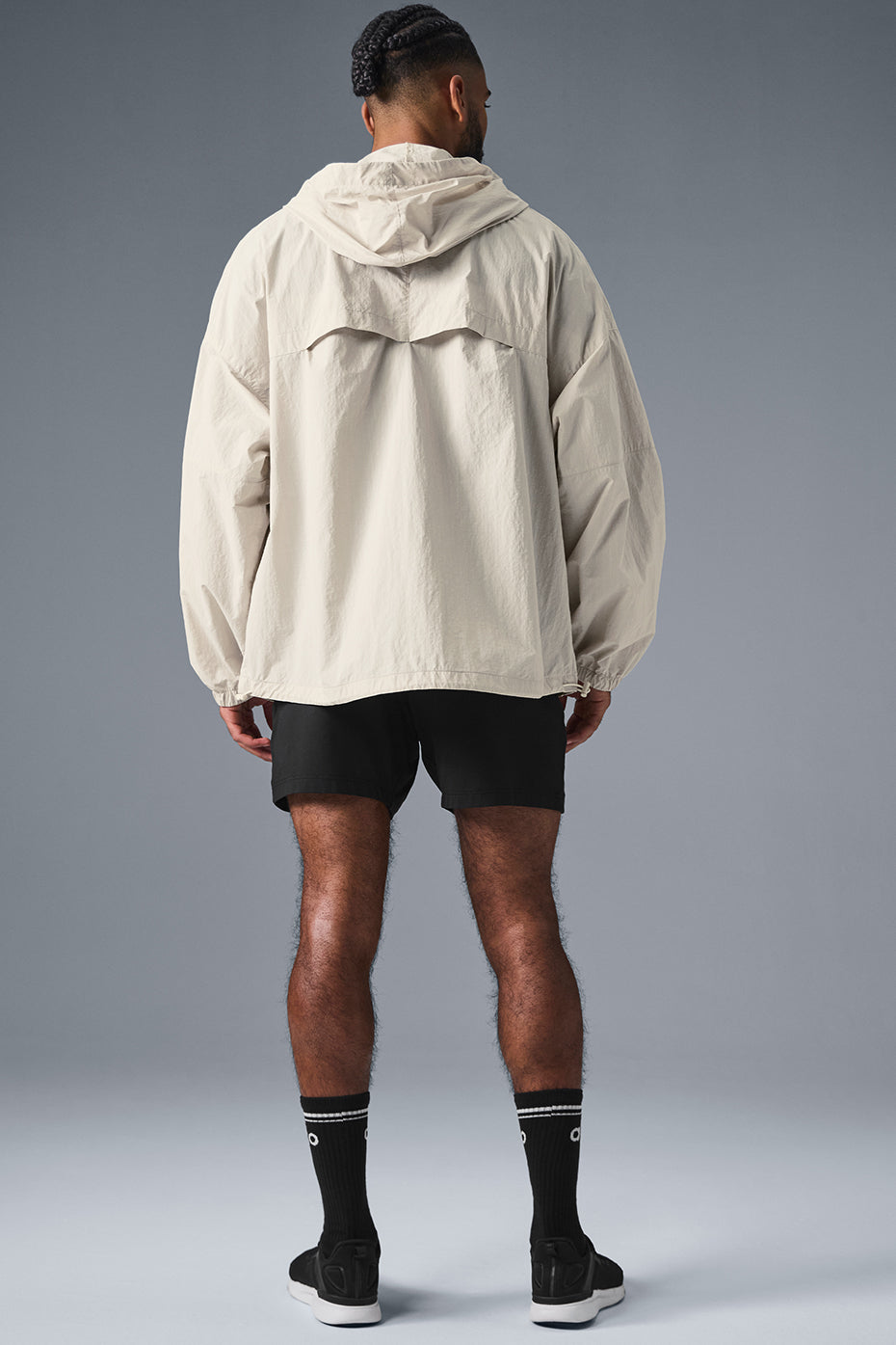 Alternative view of Vantage Nylon Ripstop Track Jacket   Bone