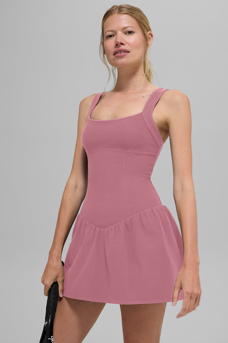Alosoft Break Point Tennis Dress   Pink Wild Rose