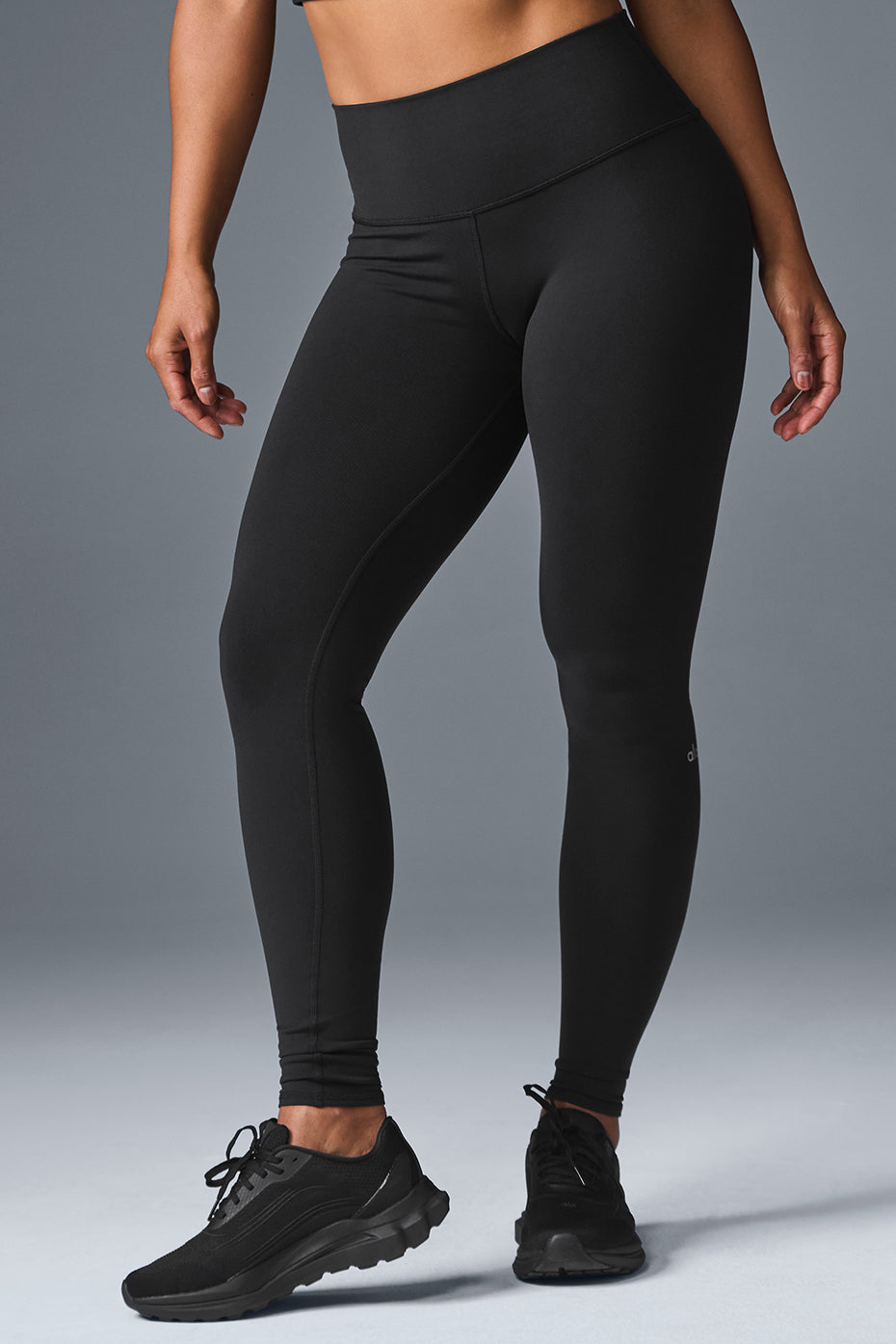 Alternative view of High Waist Airbrush Legging   Black