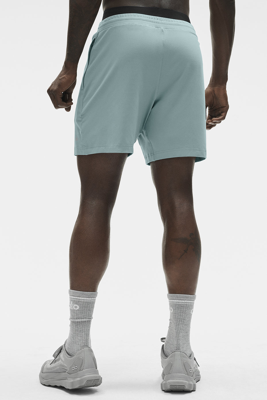 Alternative view of 7" Conquer React Performance Short   Desert Sage