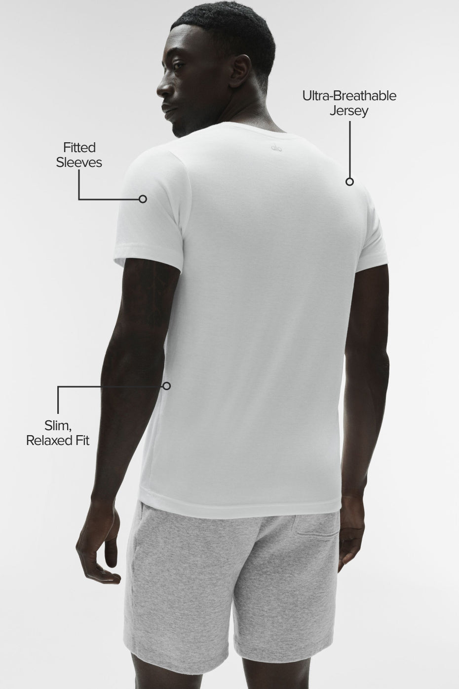 Alternative view of Triumph Tee   White