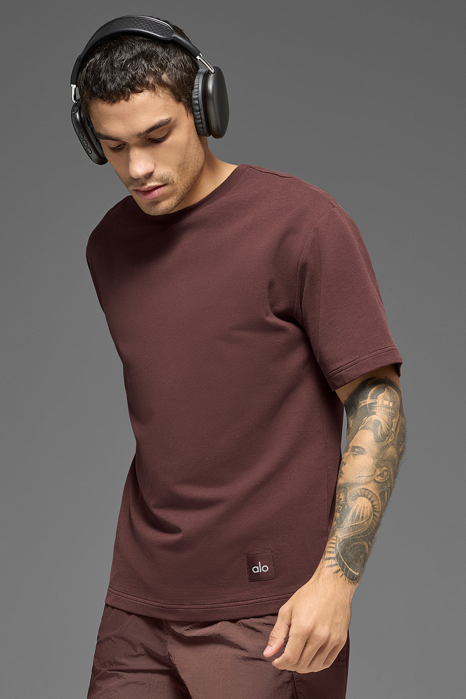 Alternative view of Double Take Short Sleeve   Brownstone