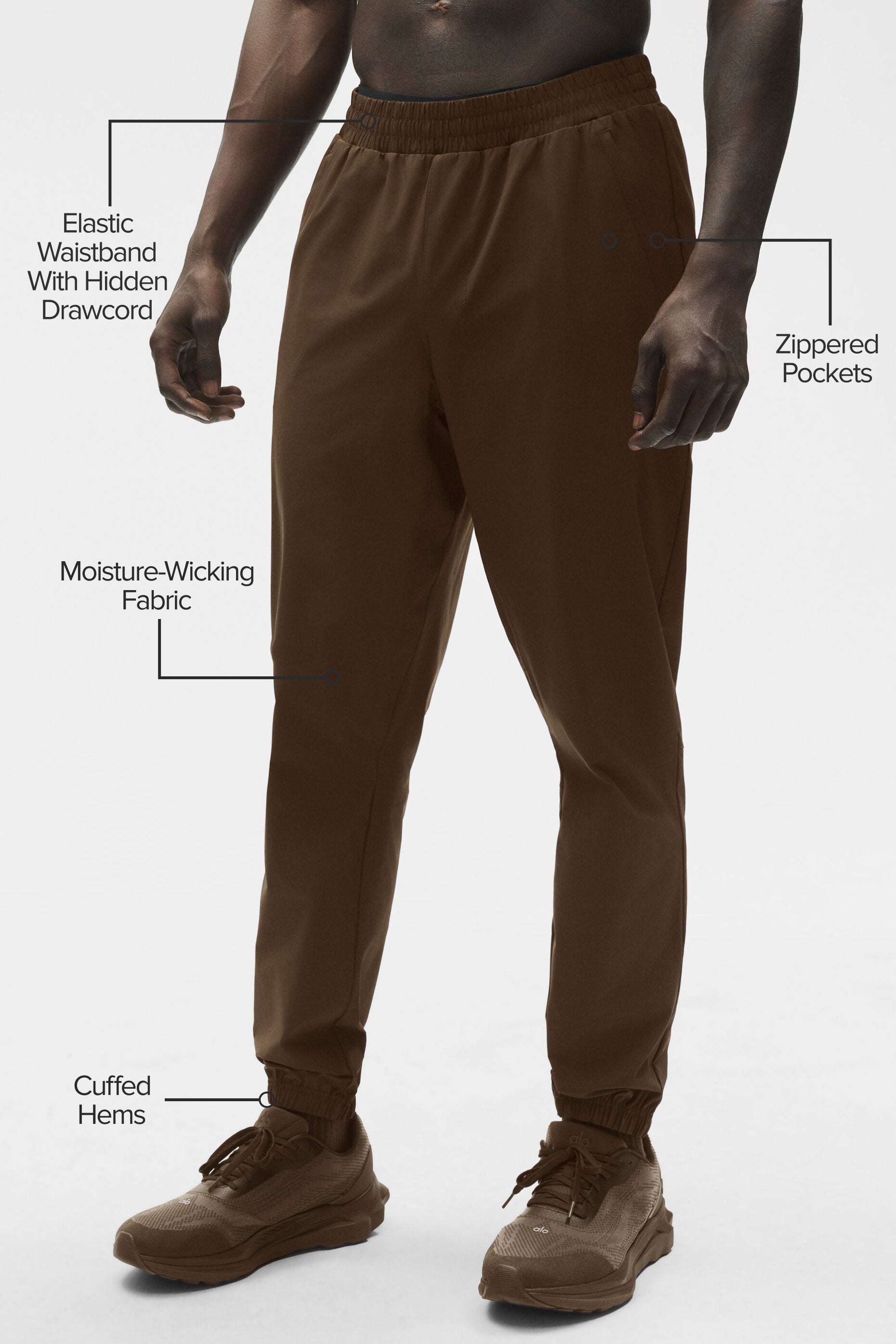 Alternative view of Repetition Jogger   Espresso