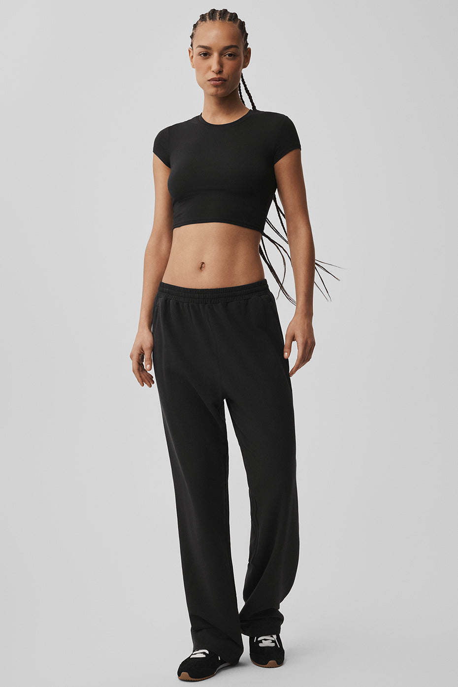 Double Take Straight Leg Pant   Black
