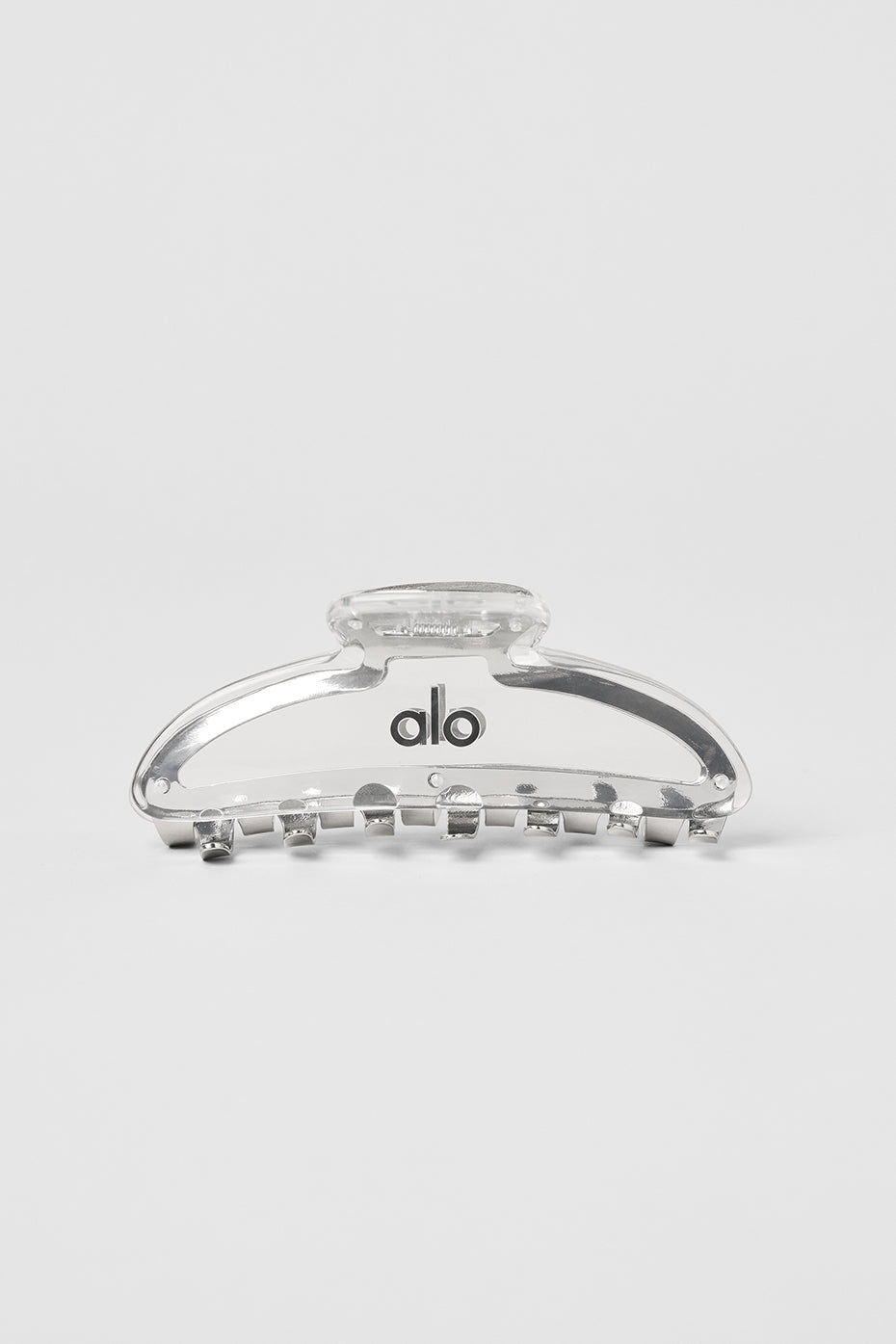 Alternative view of Acrylic Illusion Claw Clip   Clear Acetate/Chrome