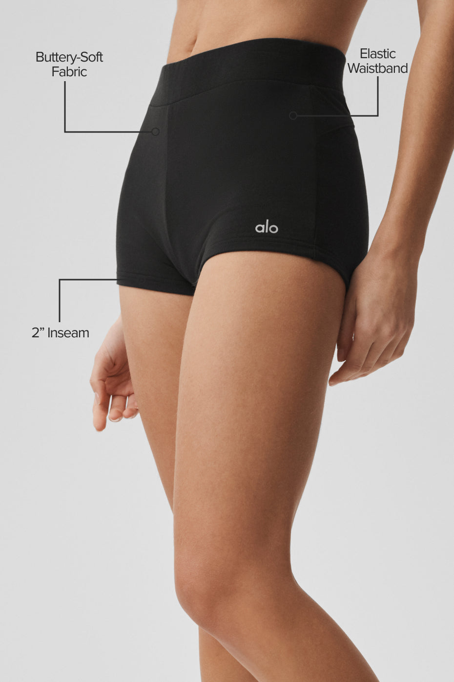 Alternative view of Sway My Way Micro Short   Black