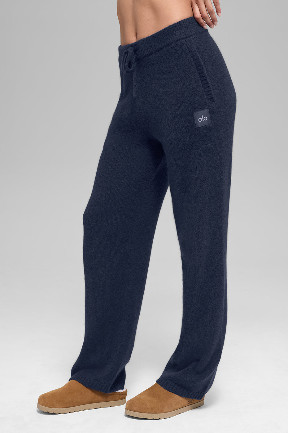 Wool Cashmere New Class Sweatpant   Navy