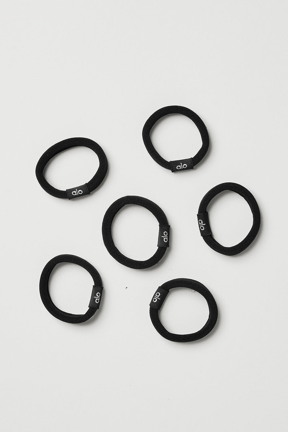 Alternative view of Untangled Hair Tie 6 Pack   Black