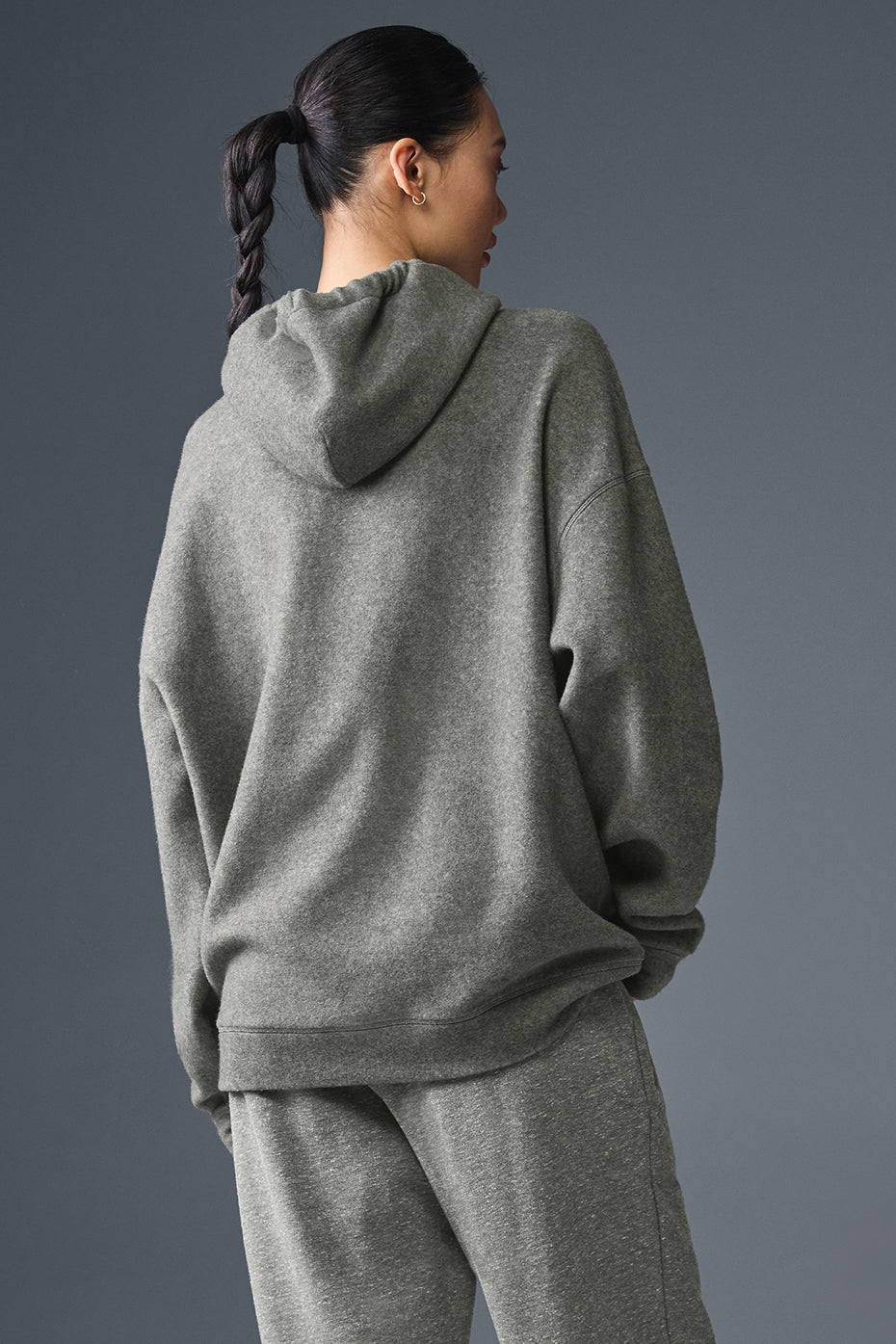 Alternative view of Triumph Restore Hoodie   Grey Triblend