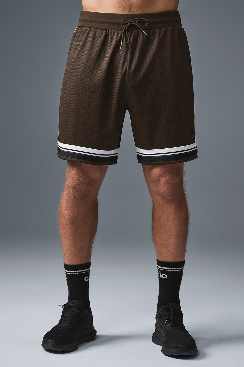 7" Key Mesh Basketball Short   Espresso
