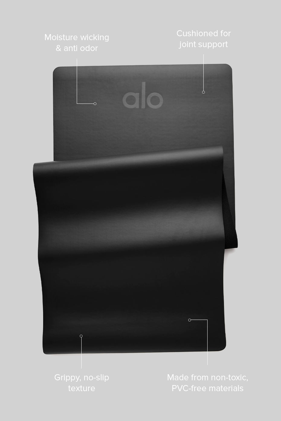 Alternative view of Warrior Mat   Black