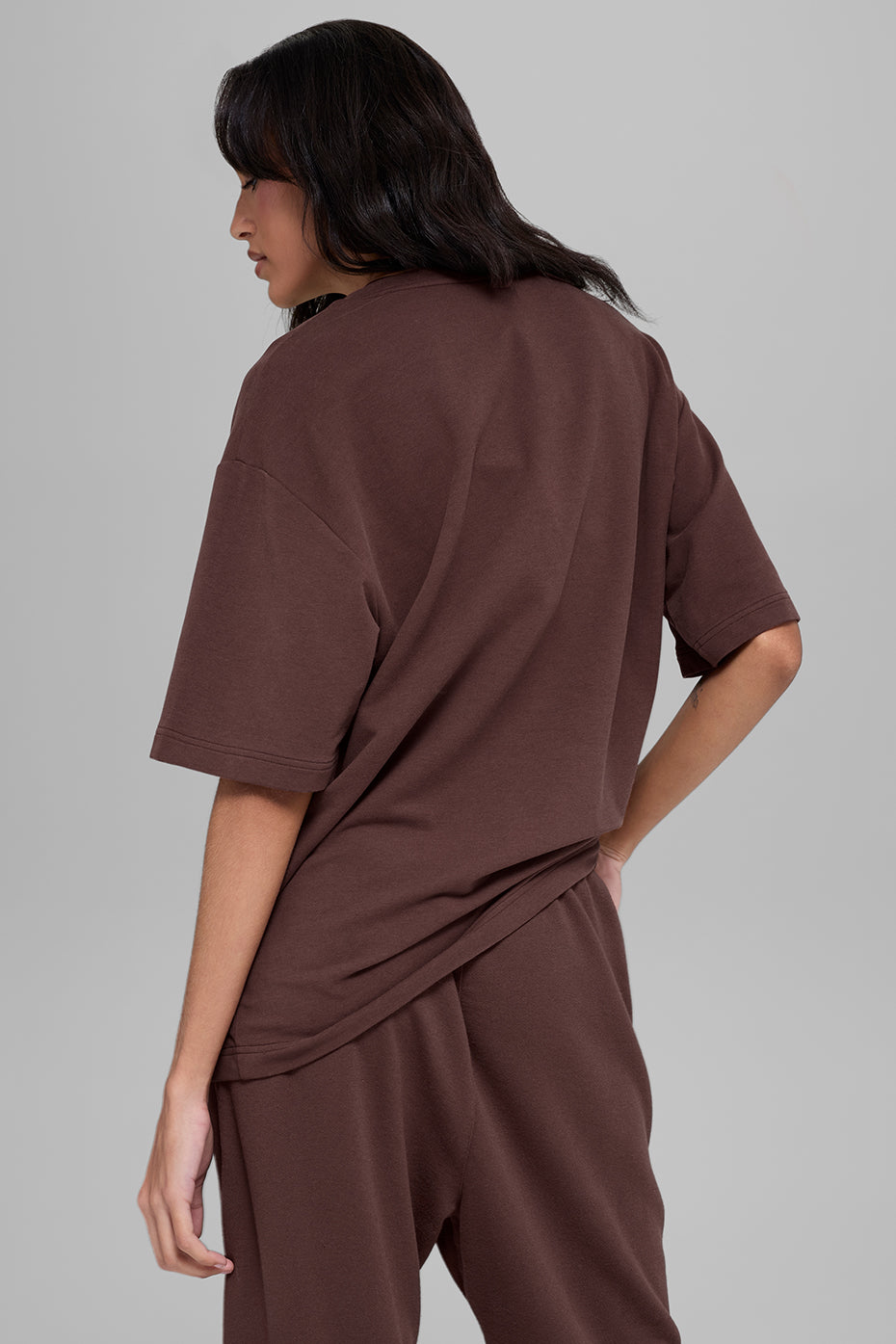Alternative view of Double Take Short Sleeve   Brownstone
