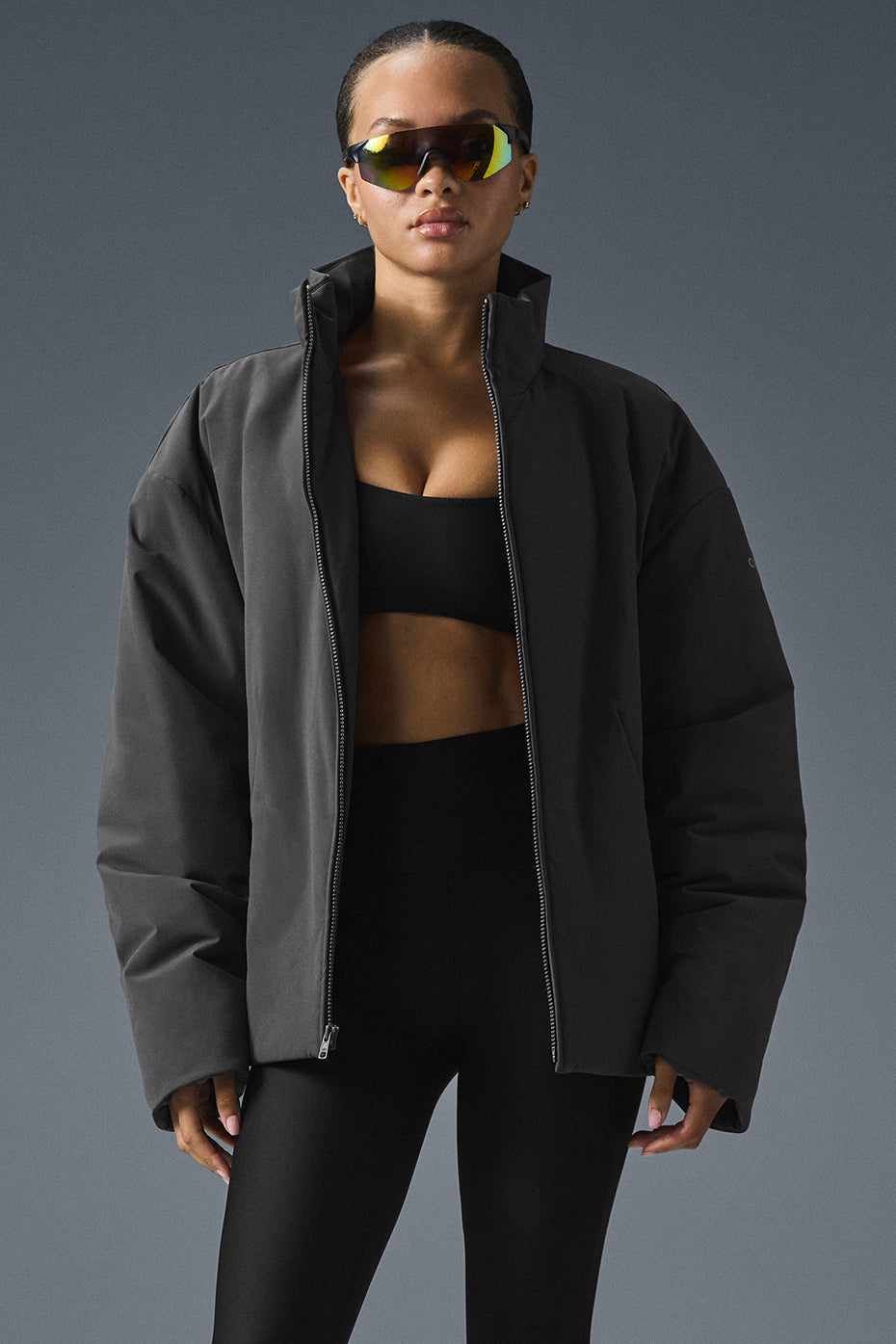 Stretch Woven Notable Jacket   Anthracite