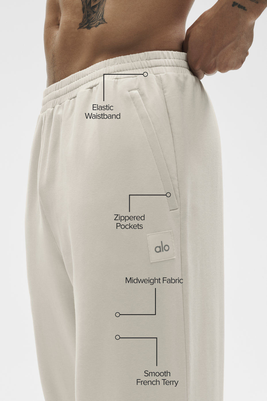 Alternative view of Double Take Straight Leg Pant   Bone