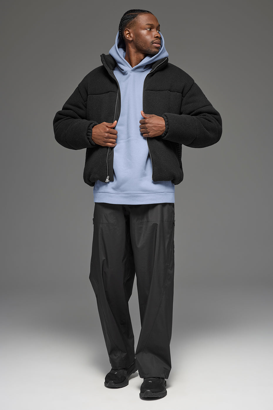 Stage Sweater Puffer   Black