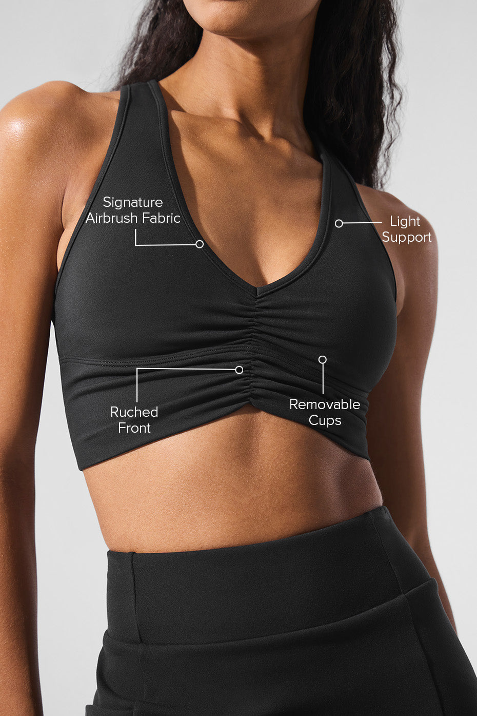 Alternative view of Wild Thing Bra   Black